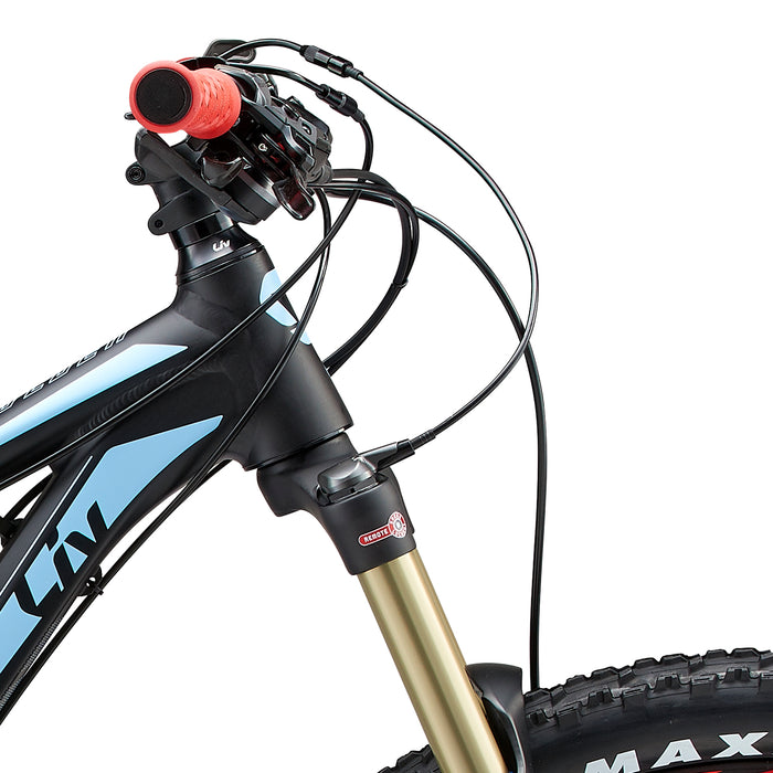 Liv Embolden 2 Complete Mountain Bike - Women's 2018 Matte Black/Red/Light Blue