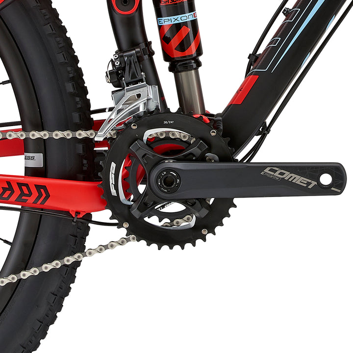 Liv Embolden 2 Complete Mountain Bike - Women's 2018 Matte Black/Red/Light Blue