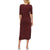 Tavik Pia Midi Dress - Women's Vintage Rosewood