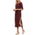 Tavik Pia Midi Dress - Women's Vintage Rosewood