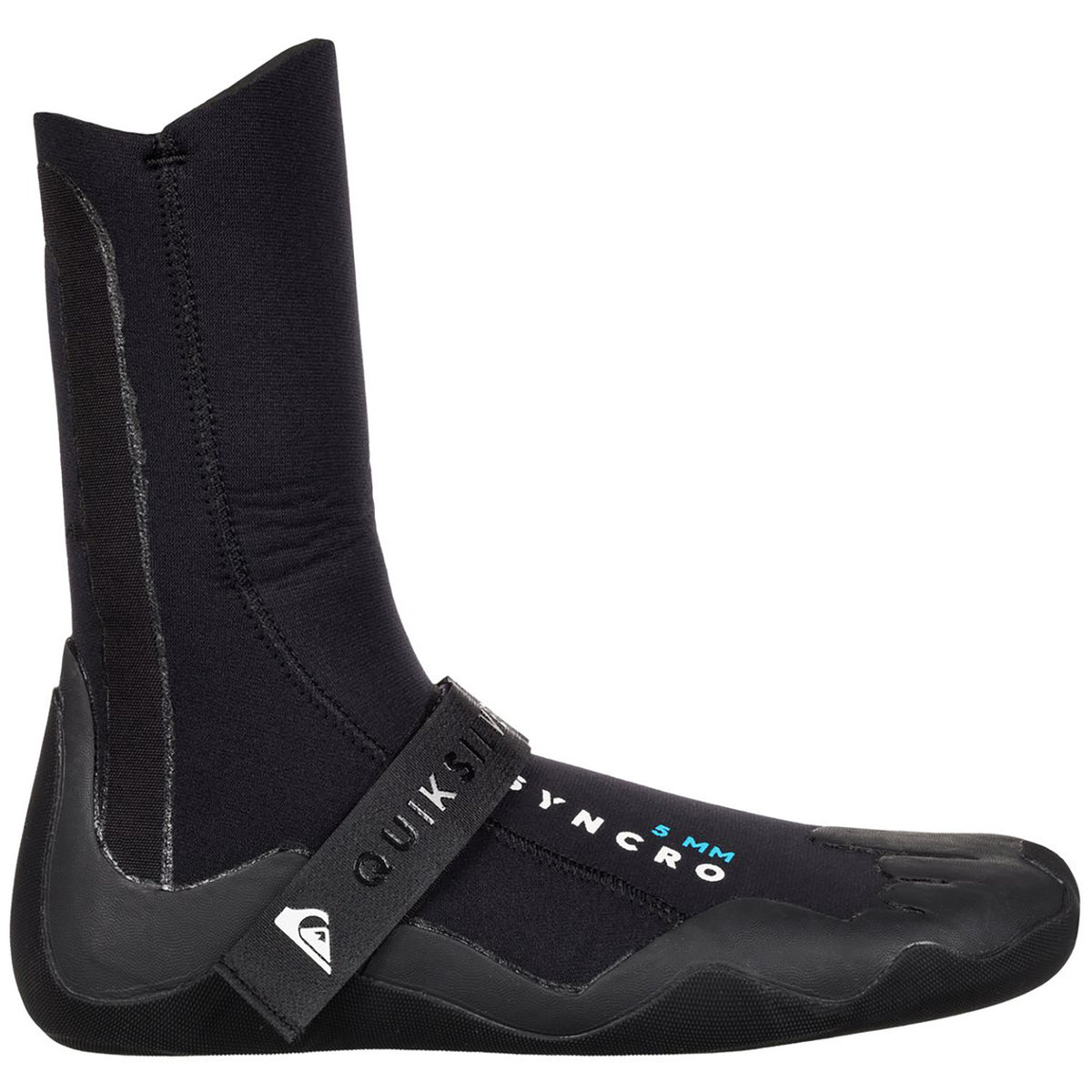 Quiksilver 5mm Syncro Round Toe Booties Black