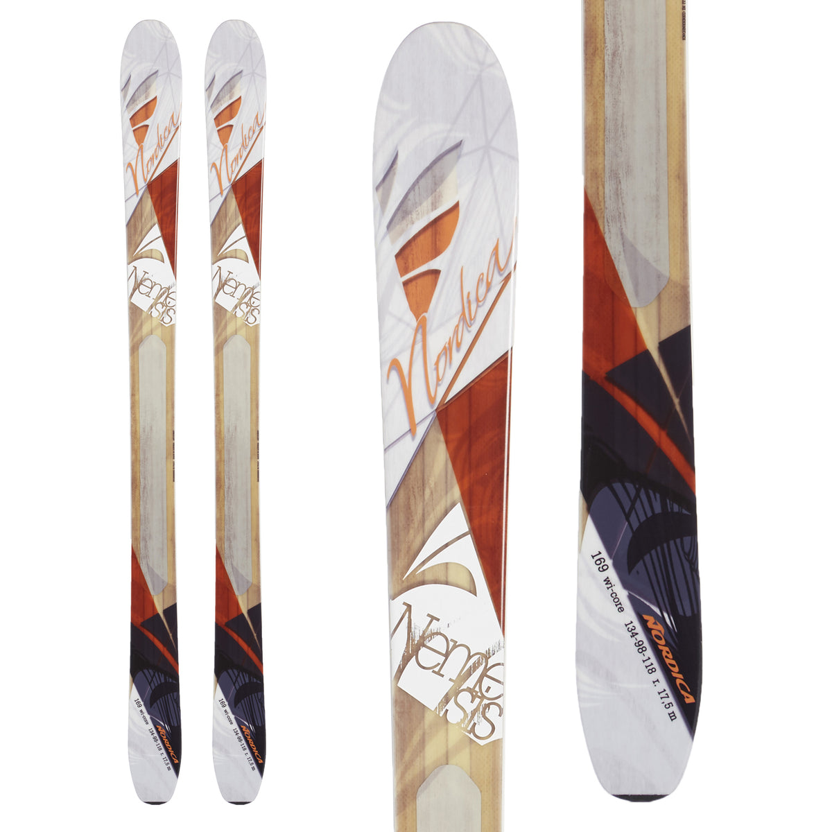 Nordica Nemesis Skis - Women's 2015 Orange/White