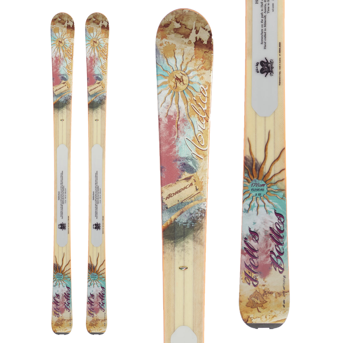 Nordica Hell's Belles Skis - Women's 2013 Sand