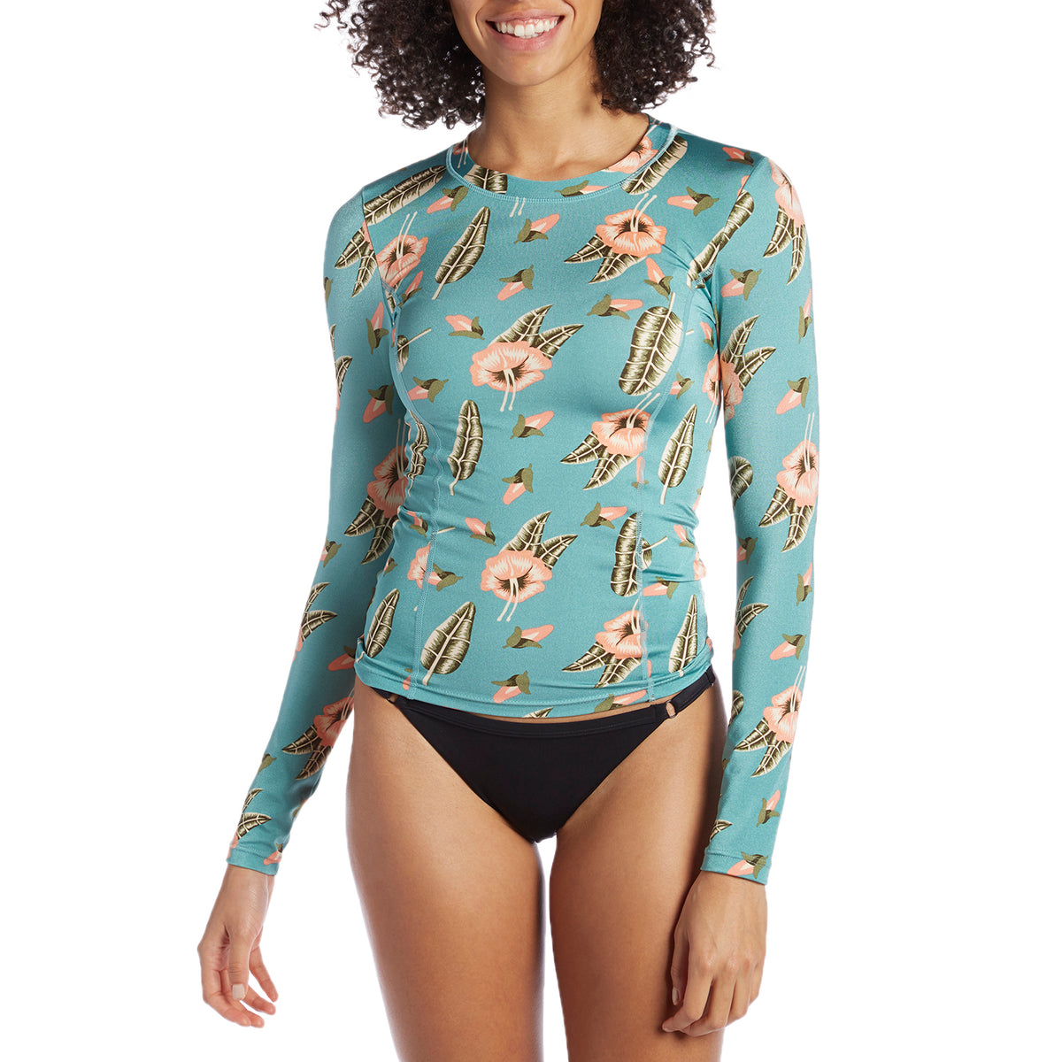 RVCA South Swell Rashguard - Women's Blue