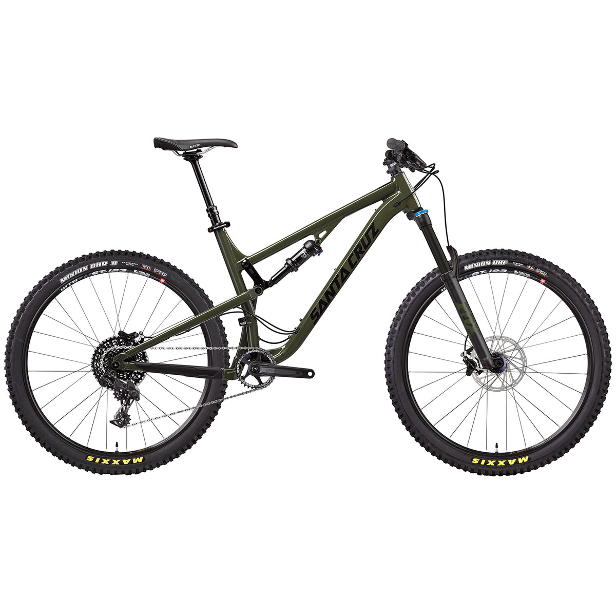 Santa Cruz Bicycles Bronson 2.0 A R Complete Mountain Bike 2018 Gloss Olive/Black