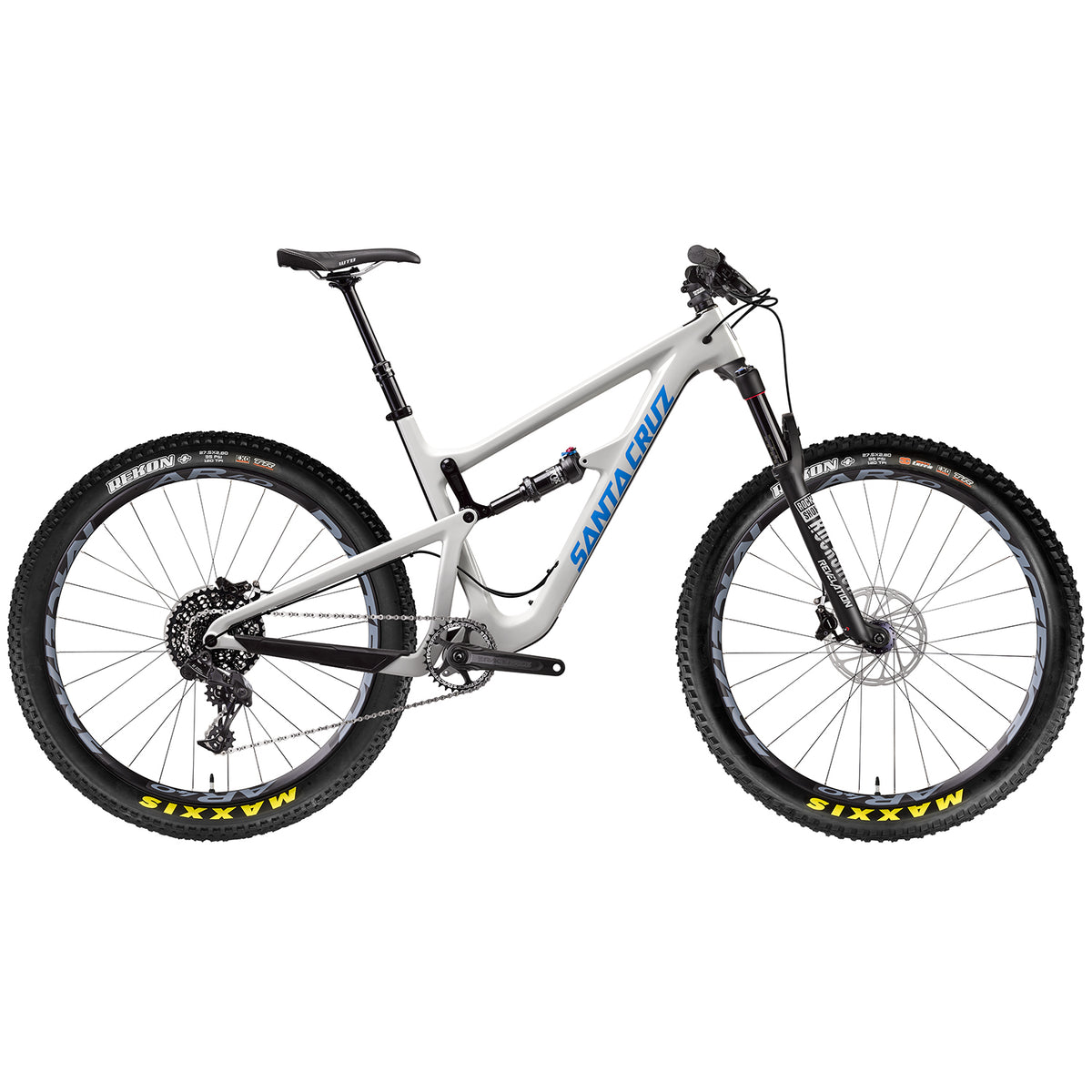 Santa Cruz Bicycles Hightower C R+ Complete Mountain Bike 2018 Gloss Cannery Grey/Blue