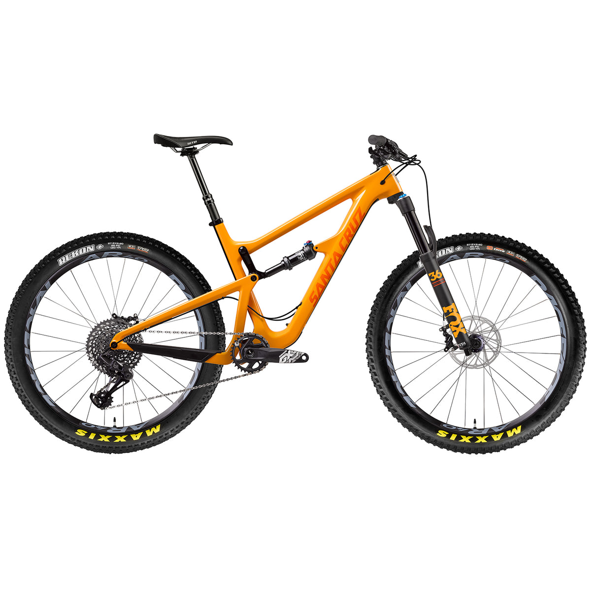 Santa Cruz Bicycles Hightower C S+ Complete Mountain Bike 2018 Gloss Mango/Orange