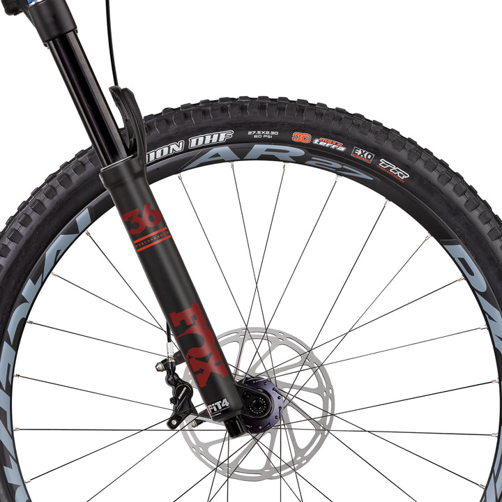 Santa Cruz Bicycles Bronson 2.1 C S Complete Mountain Bike 2018 Gloss Carbon/Sriracha
