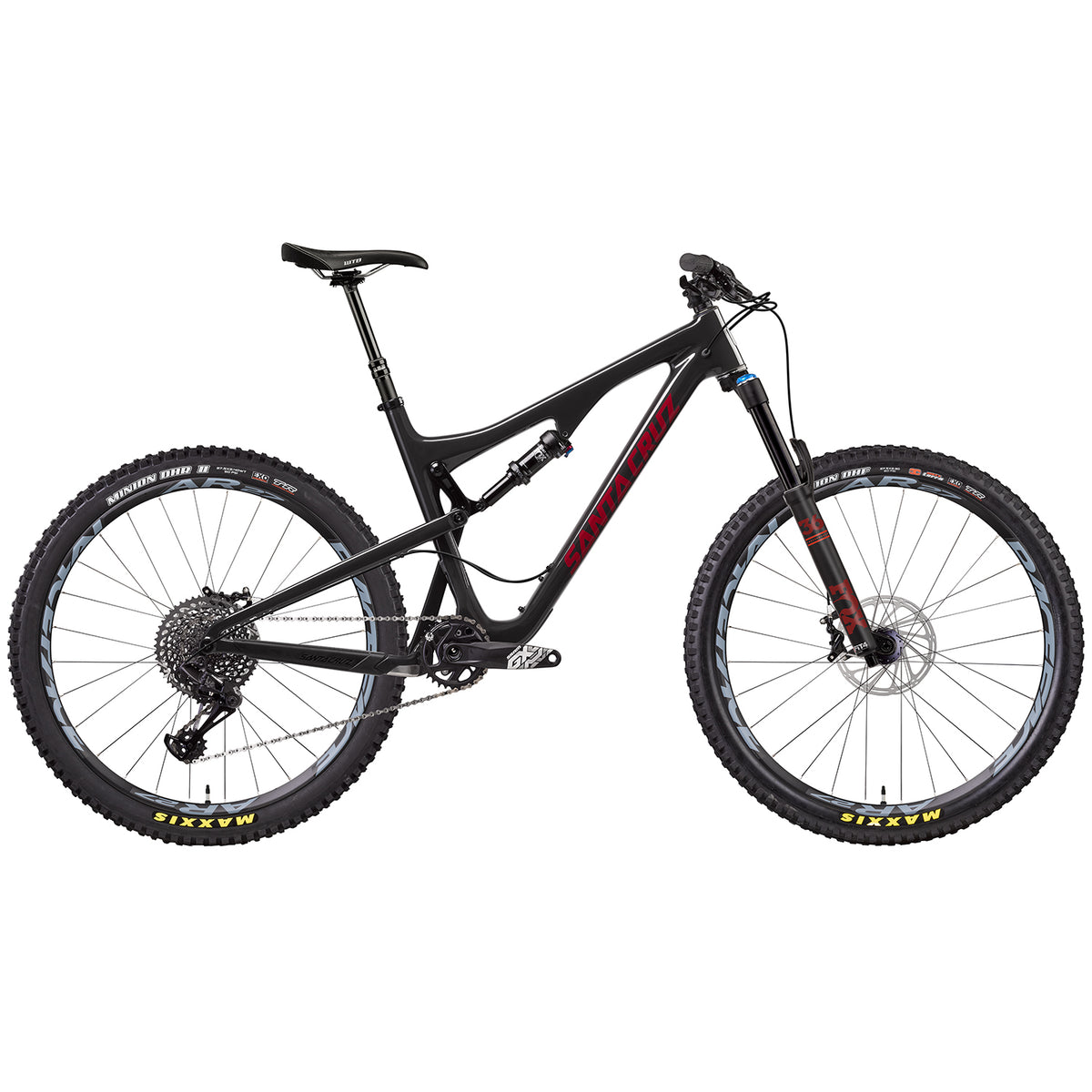 Santa Cruz Bicycles Bronson 2.1 C S Complete Mountain Bike 2018 Gloss Carbon/Sriracha