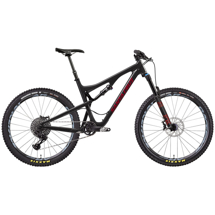 Santa Cruz Bicycles Bronson 2.1 C S Complete Mountain Bike 2018 Gloss Carbon/Sriracha