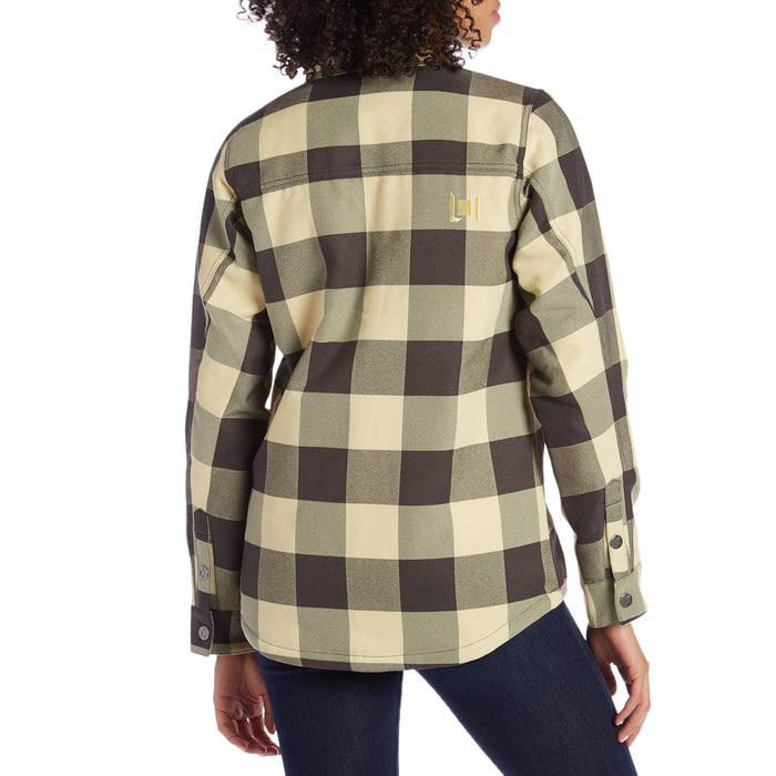 L1 Strangelove Flannel - Women's Ink/Dusty Yellow