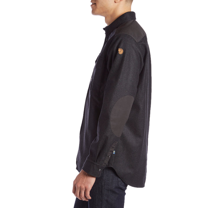 Fjällräven Övik Re-Wool Long-Sleeve Shirt Dark Grey