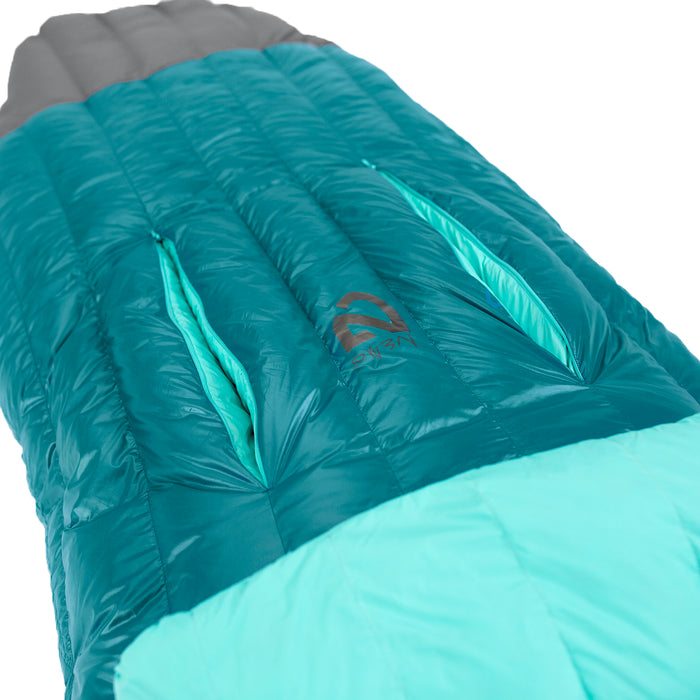 Nemo Rave 15 Sleeping Bag - Women's Jade/Sea Glass