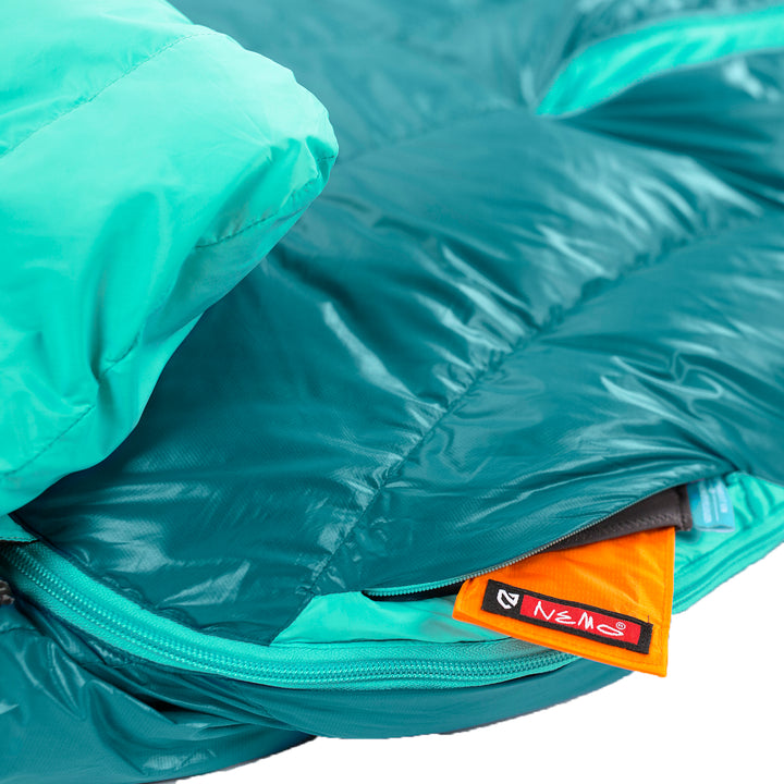 Nemo Rave 15 Sleeping Bag - Women's Jade/Sea Glass