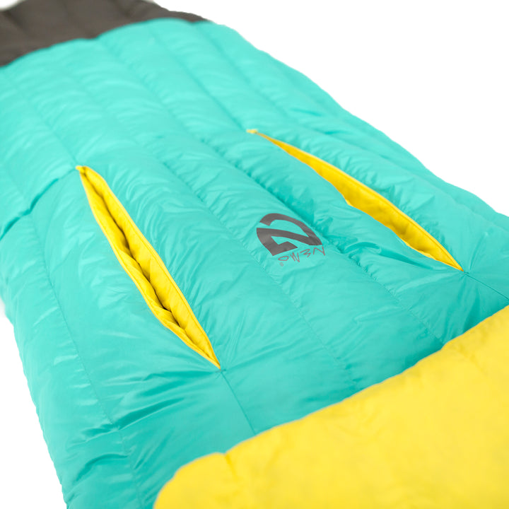 Nemo Rave 30 Sleeping Bag - Women's Sea Glass/Lemon