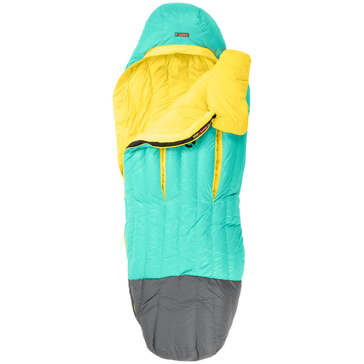 Nemo Rave 30 Sleeping Bag - Women's Sea Glass/Lemon