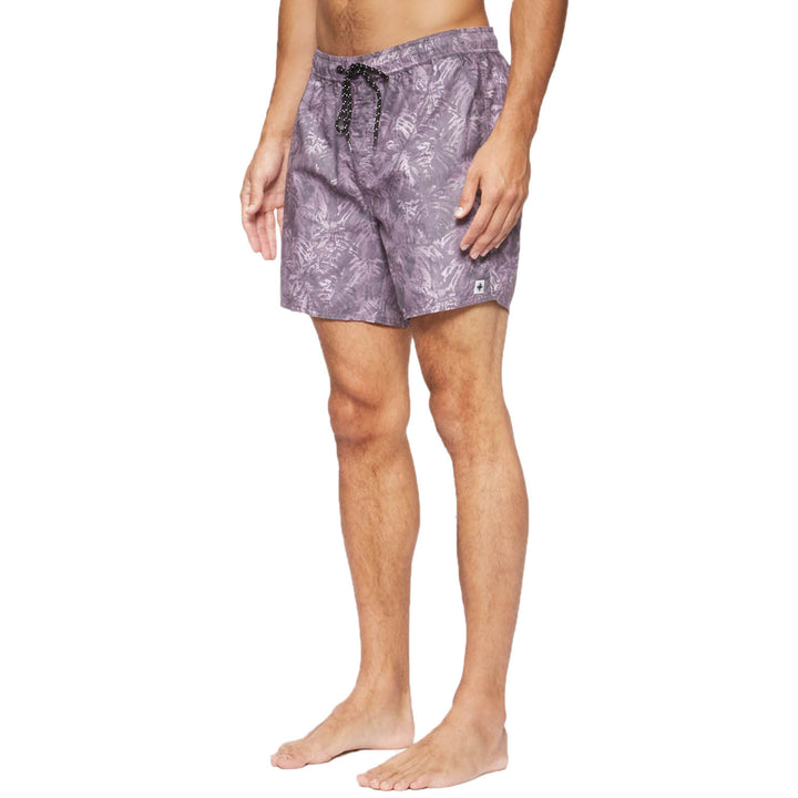 Tavik Belmont 16" Swim Trunks Faded Purple Palms