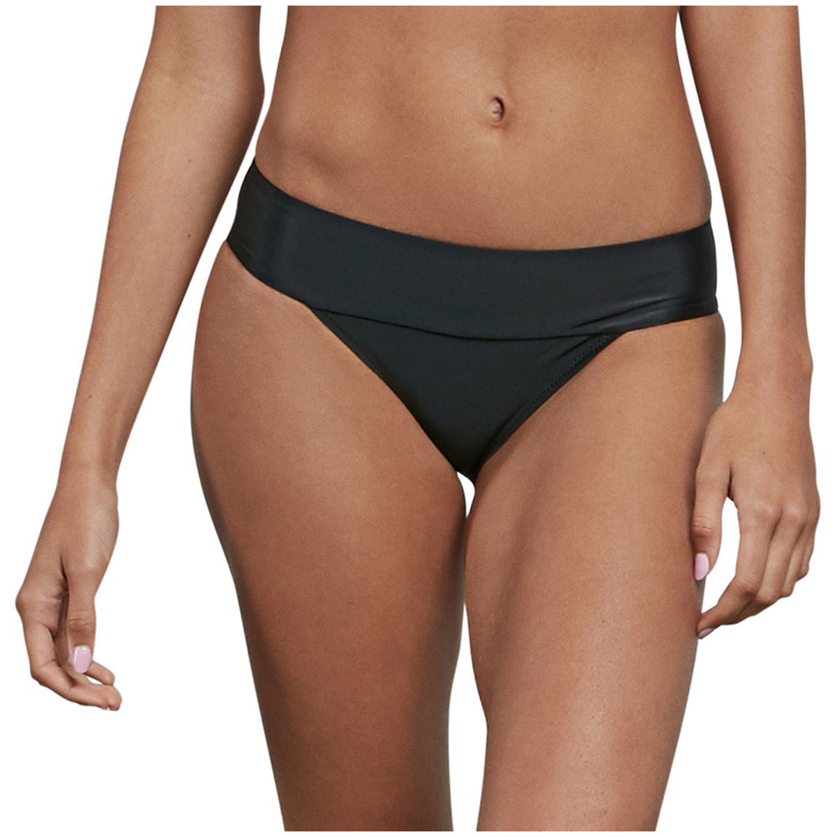 Volcom Simply Solid Modest Bikini Bottoms - Women's Black
