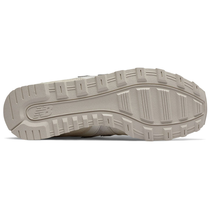 New Balance 696 Suede Shoes - Women's Sea Salt/Soler Yellow