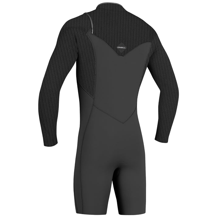 O'Neill 2mm Hyperfreak Chest Zip Long Sleeve Spring Suit Black