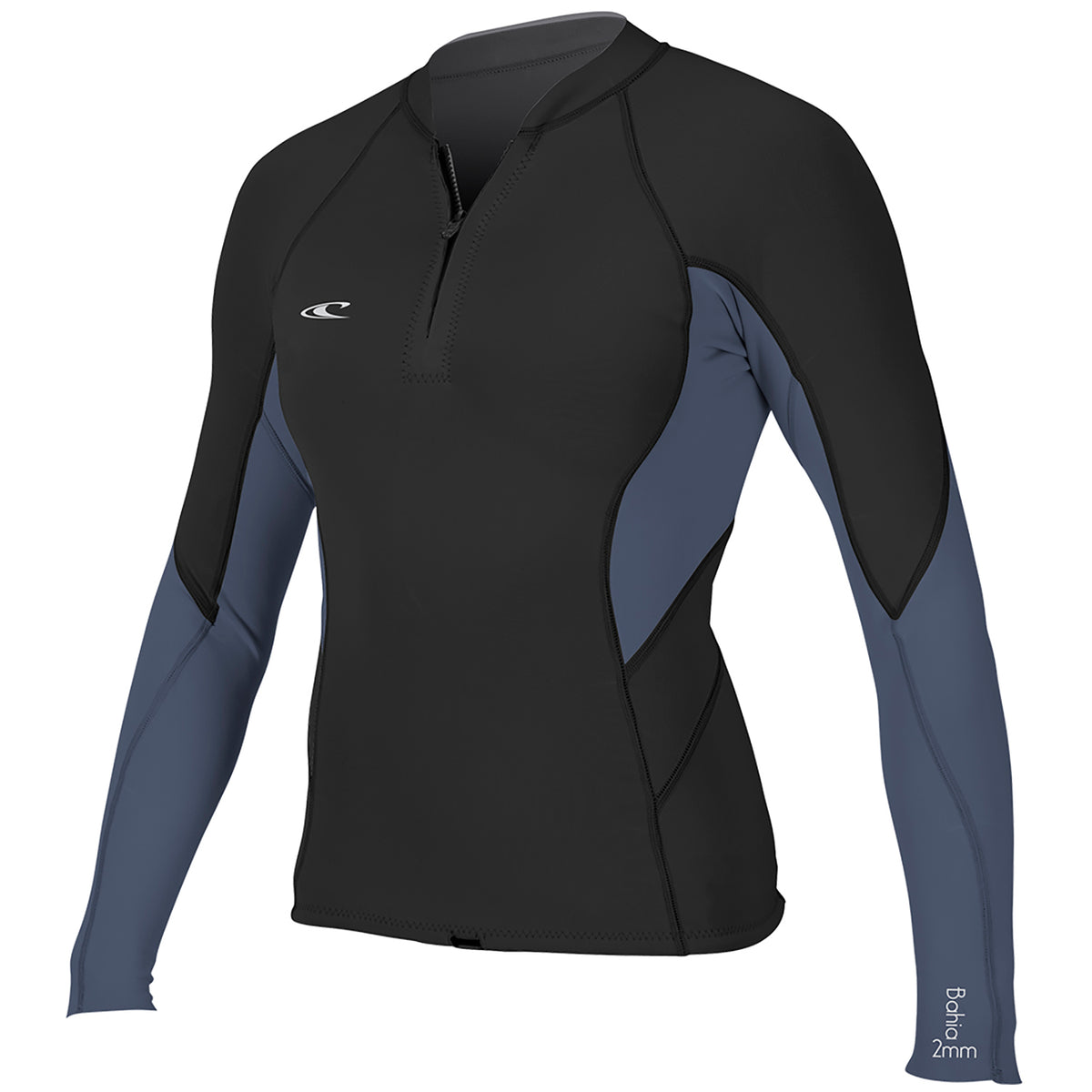 O'Neill Bahia Front Zip Wetsuit Jacket - Women's Black/Mist/Black