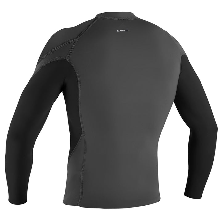 O'Neill 1.5mm Hyperfreak Long Sleeve Wetsuit Top Graphite/Black