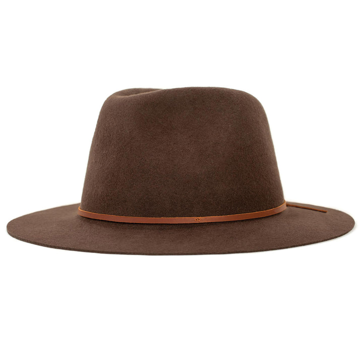 Brixton Wesley Fedora Chocolate