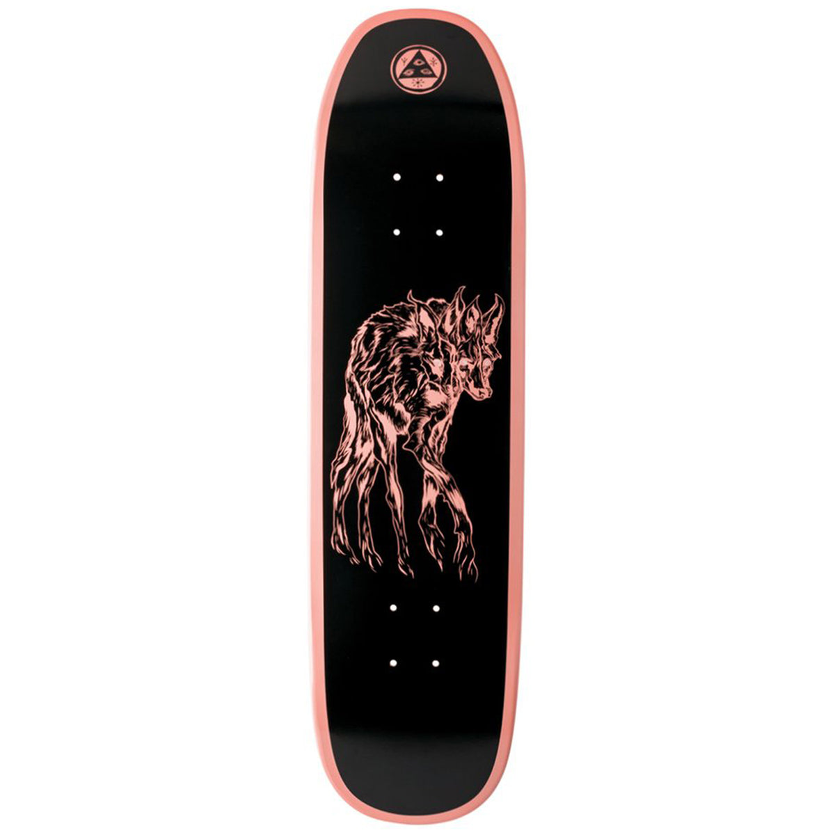 Welcome Maned Woof on Son of Moontrimmer 8.25 Skateboard Deck