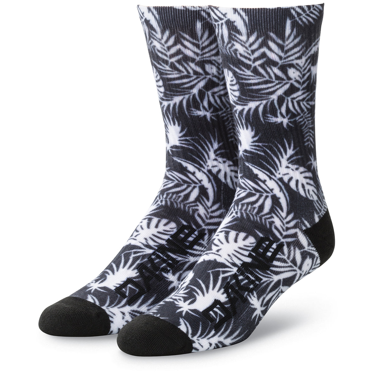 Dakine Booker Bike Socks Black/White Palm