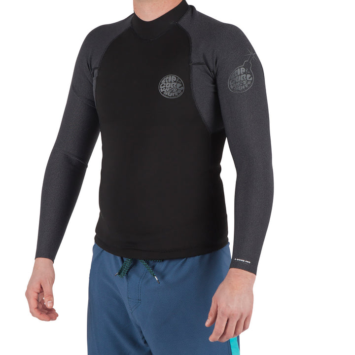 Rip Curl 1.5mm E-Bomb Long Sleeve Wetsuit Jacket Black