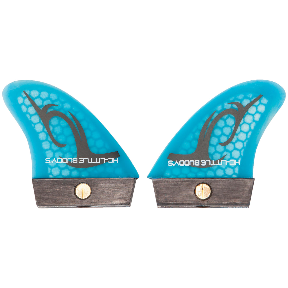 Inland Surfer Little Buddy 2.1'' Honeycomb Surf Fins Blue