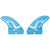 Inland Surfer Standard 3.5'' Surf Fins Blue