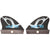 Inland Surfer Burp 2'' Surf Fins Black