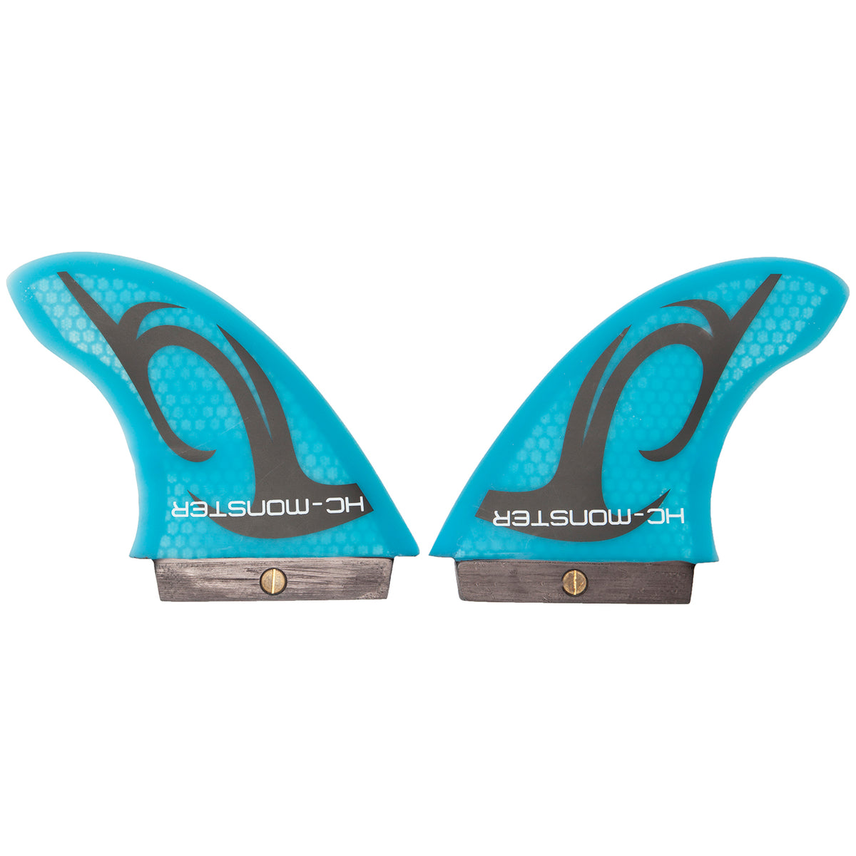 Inland Surfer Monster 4.5'' Honeycomb Surf Fins Blue