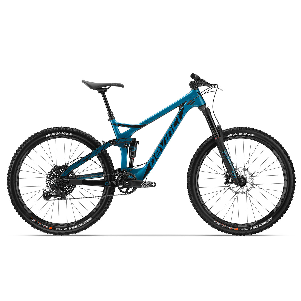 Devinci Troy Carbon GX Eagle LT Complete Mountain Bike 2018 Turquoise/Black