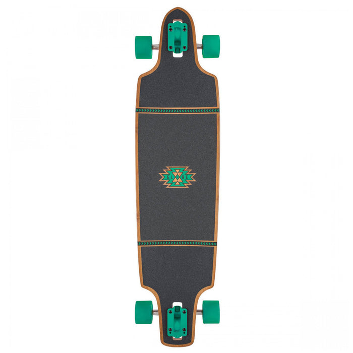 Globe Spearpoint Longboard Complete Bamboo/Green