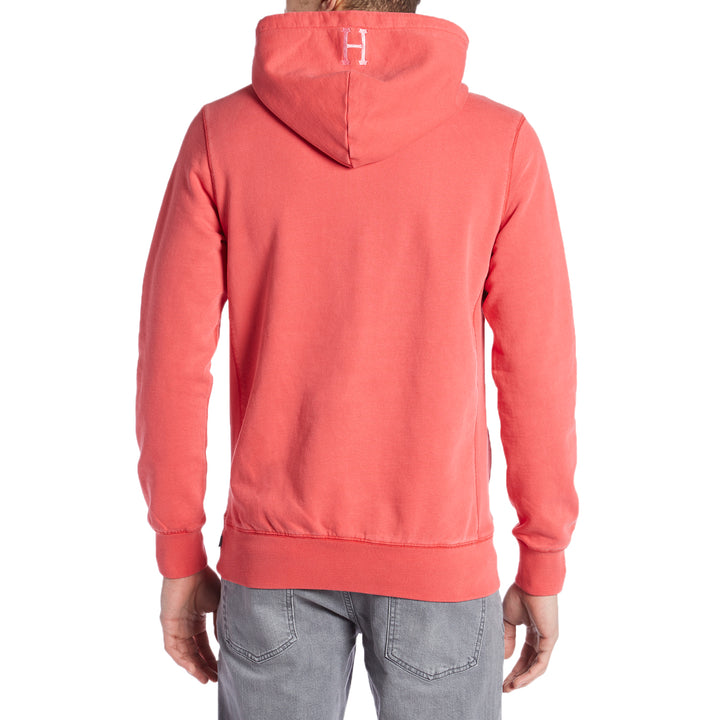HUF Classic Dye Pullover Hoodie Hibis Back View