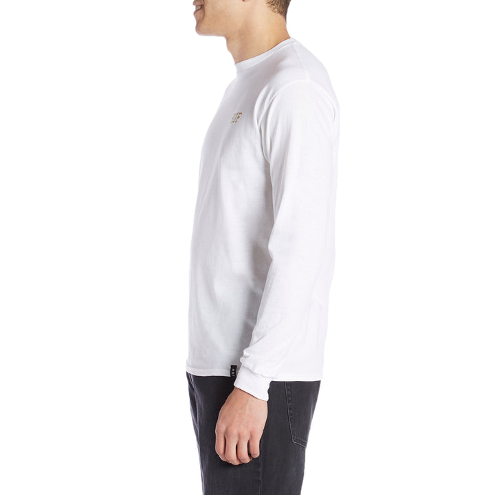 HUF Classic H Glitter Long-Sleeve T-Shirt White Side View