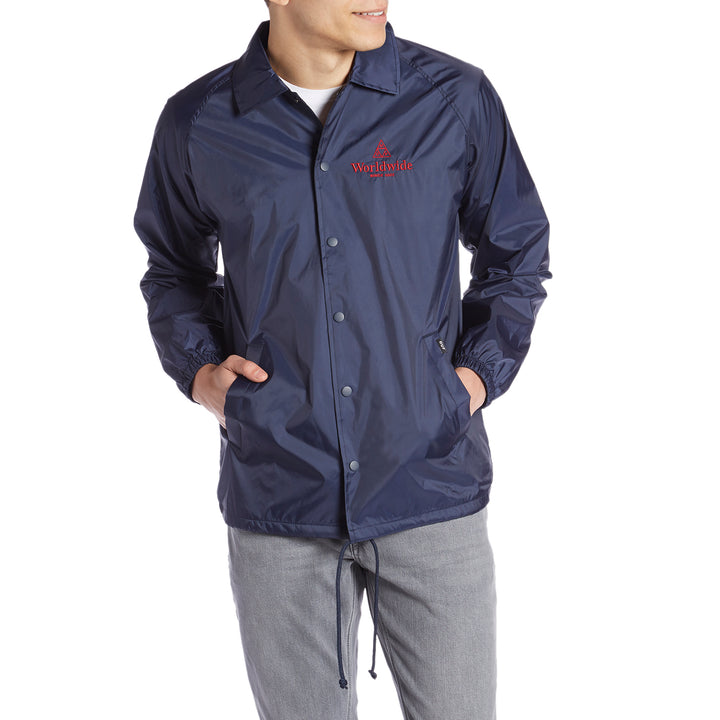 HUF WW Coaches Jacket Navy