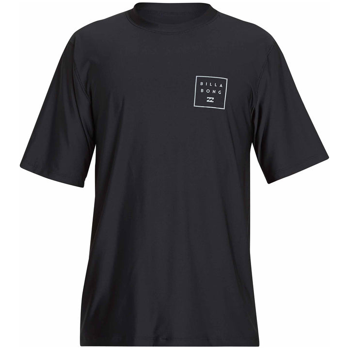 Billabong Stacked Short Sleeve Surf Shirt Black