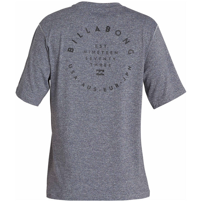 Billabong Rotor 2 Short Sleeve Surf Shirt Grey Heather