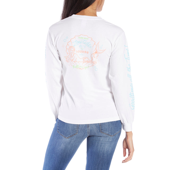 Dark Seas Bottoms Up Long-Sleeve T-Shirt - Women's White