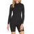 Billabong 2/2 Synergy Flatlock Back Zip Springsuit - Women's Black