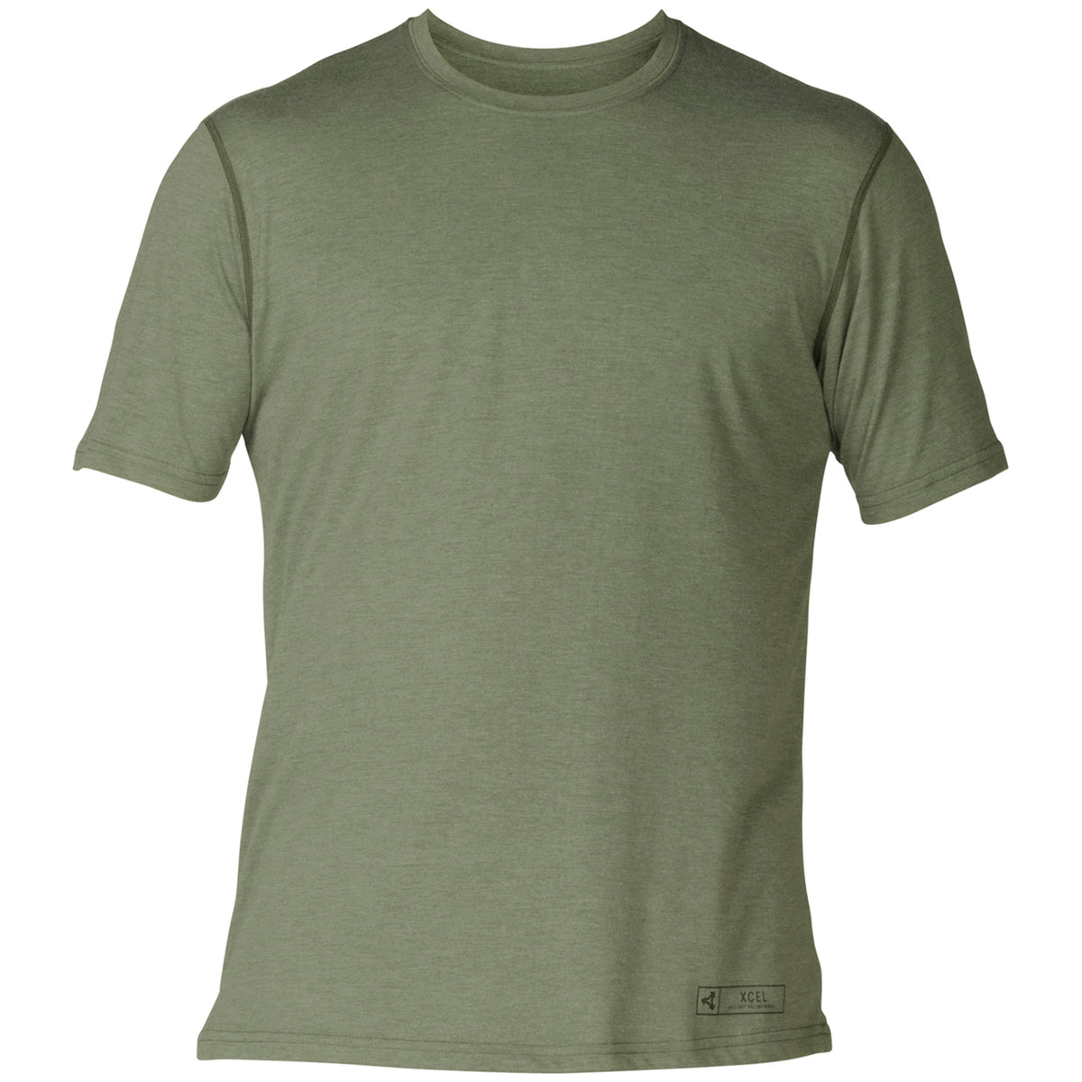 XCEL ThreadX Solid Short Sleeve Top Burnt Olive