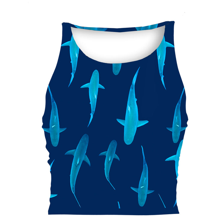 XCEL Oceam Ramsey Crop Tank Top - Women's Galapagos
