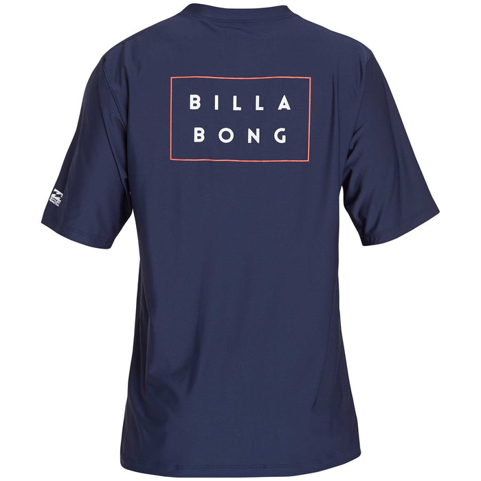 Billabong Die Cut Short Sleeve Surf Shirt Navy
