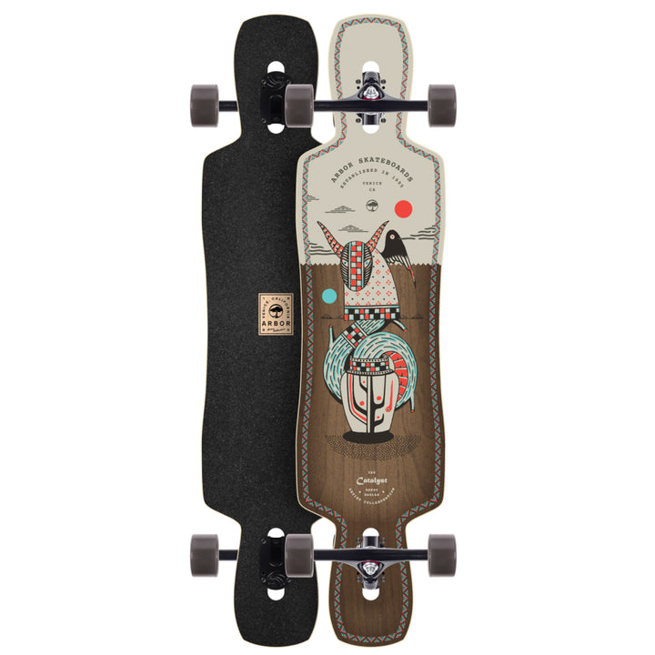 Arbor Catalyst Artist Hablak Longboard Complete