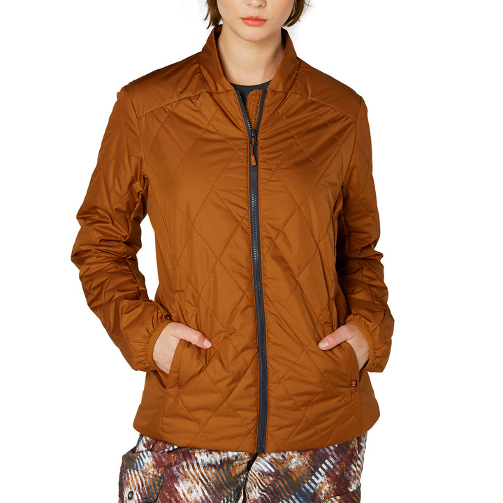 Helly Hansen Powderqueen Insulator Jacket - Women's Cinnamon