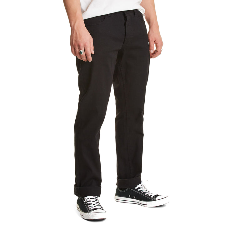 Brixton Reserve 5 Pocket Denim Pants Worn Black