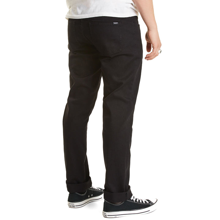 Brixton Reserve 5 Pocket Denim Pants Worn Black